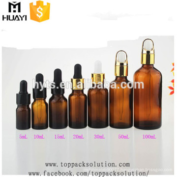 5ml 10ml 15ml 20ml 30ml 50ml 100ml colored glass essential oil dropper bottle